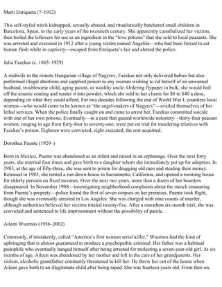 The serial killer files