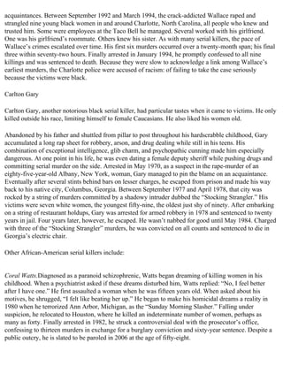 The serial killer files