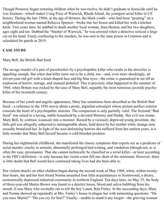 The serial killer files