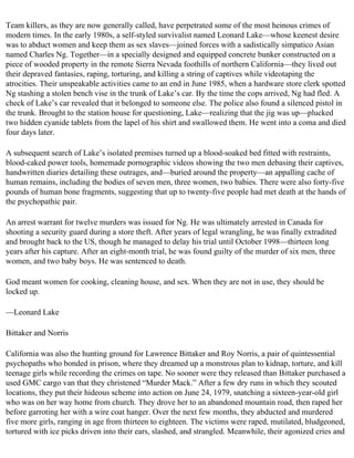 The serial killer files