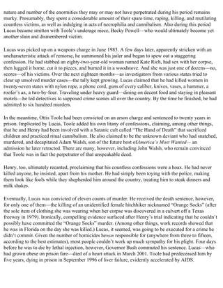 The serial killer files