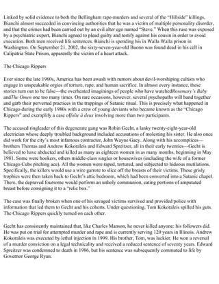 The serial killer files