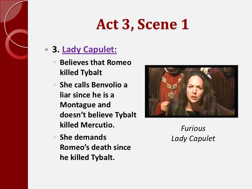 Romeo and Juliet Act 3 Summary Notes
