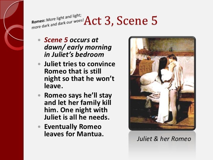 Romeo and juliet act 5 resume