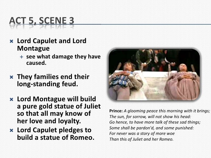 Romeo and Juliet Act 5 Summary Notes