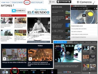 NYTIMES
Le Monde
El Comercio
 