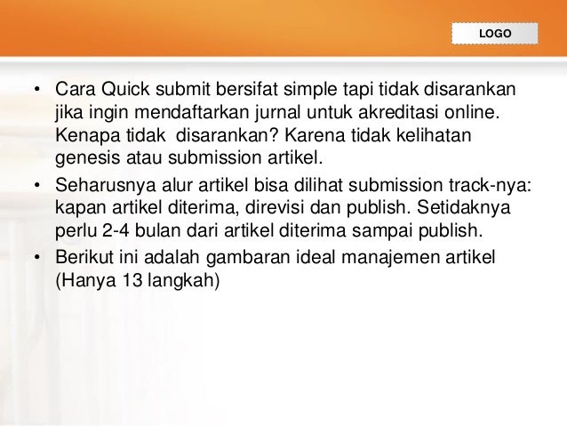 Manajemen Artikel Dan Template Pada Ojs 2 X