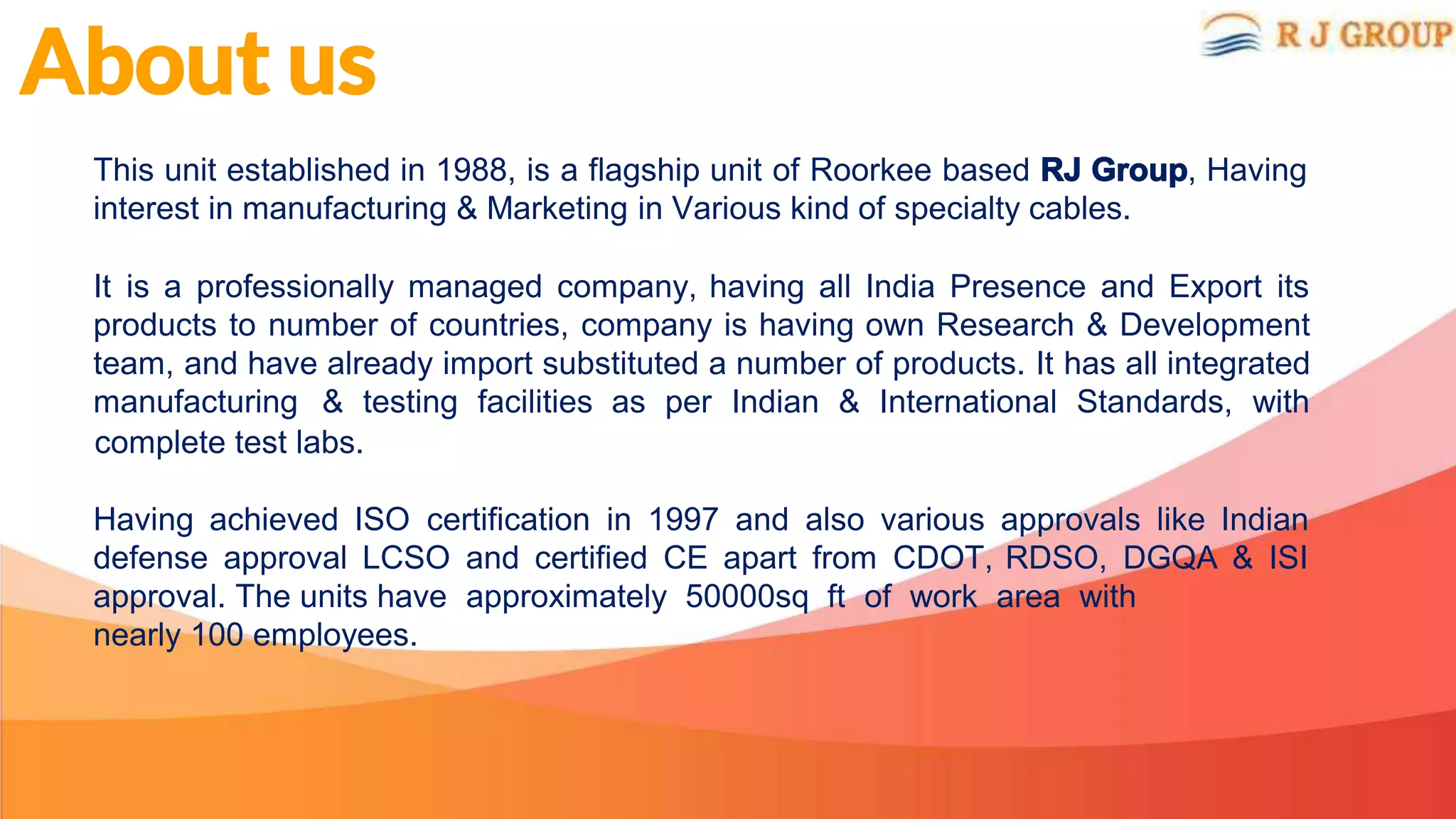 Rjgroup RJ Industrial Corporation PPT.pptx