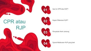 Ppt Rjp rjp (Pertolongan pertama henti jantung dalam dunia medis) | PPTX
