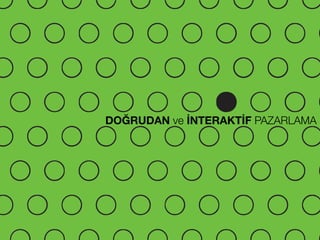 DOĞRUDAN ve İNTERAKTİF PAZARLAMA
 
