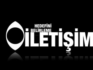 İLETİŞİM
BELİRLEME
HEDEFİNİ
 