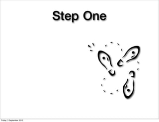Step One




Friday, 3 September 2010
 