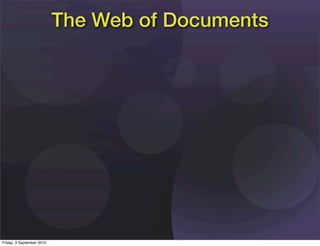 The Web of Documents




Friday, 3 September 2010
 
