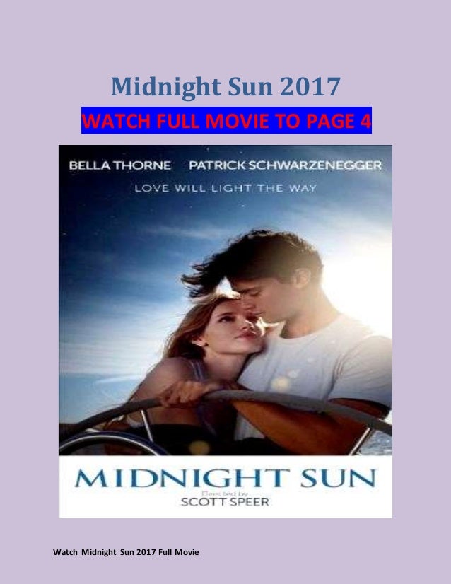 Watch Midnight Sun (2017) full movie streaming 2017