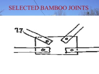 SELECTED BAMBOO JOINTS
 