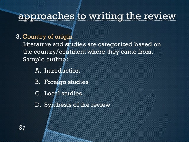 what is review of related literature and studies in thesis what is review of related literature and studies in thesis