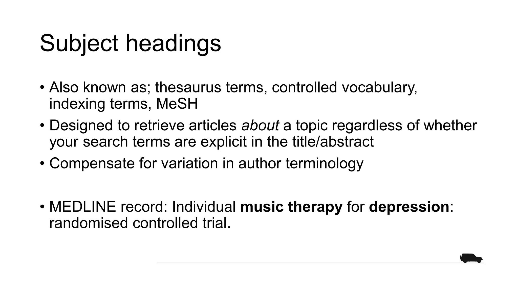 Systematic Reviews Session 2: Searching | PDF