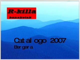 Catalogo 2007 Bergara 