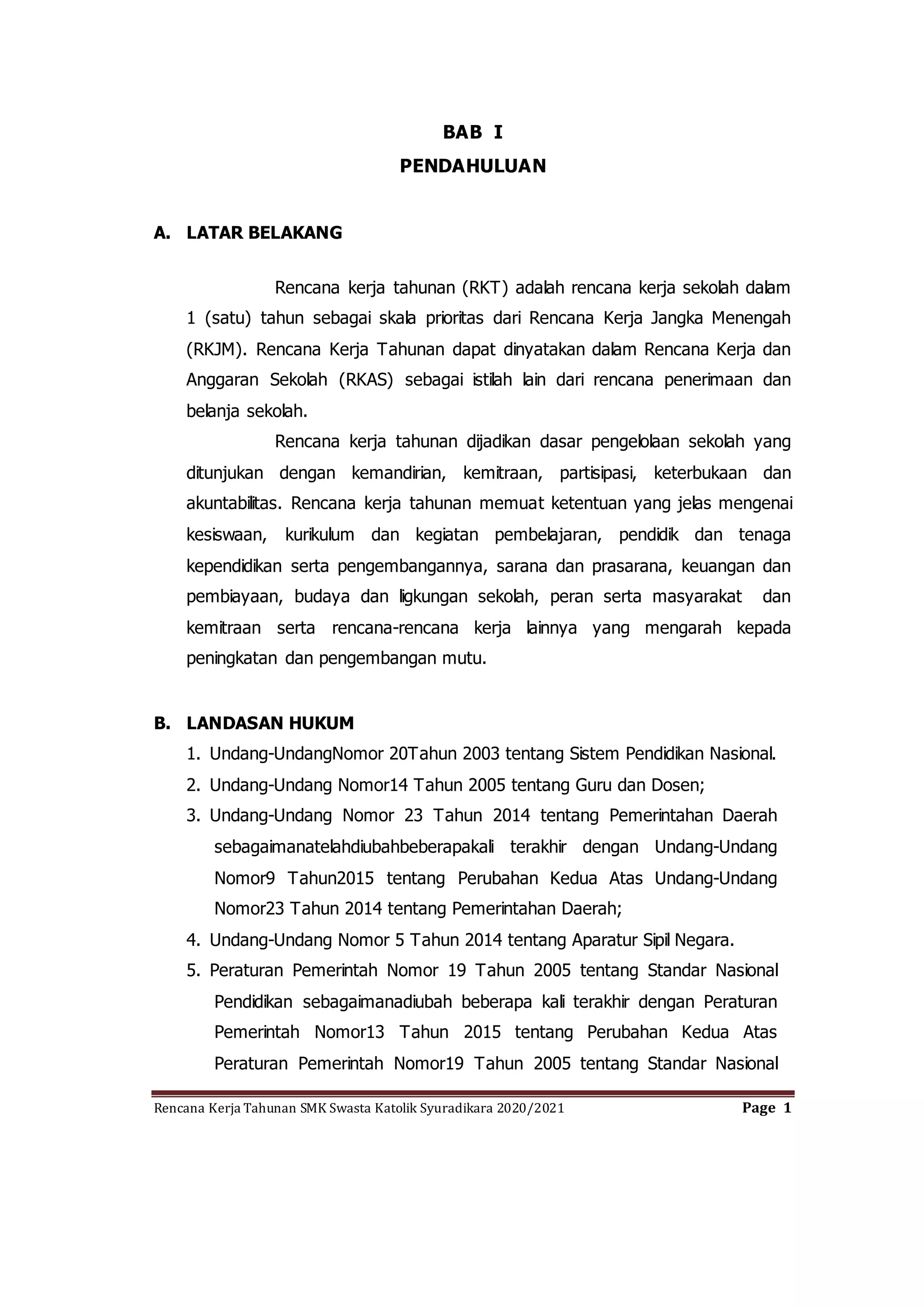 Contoh Rkt Rks rkts (tahunan ) smk syuradikara 2020-2021 | DOC