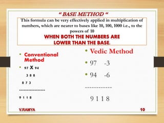 vedic maths | PPTX