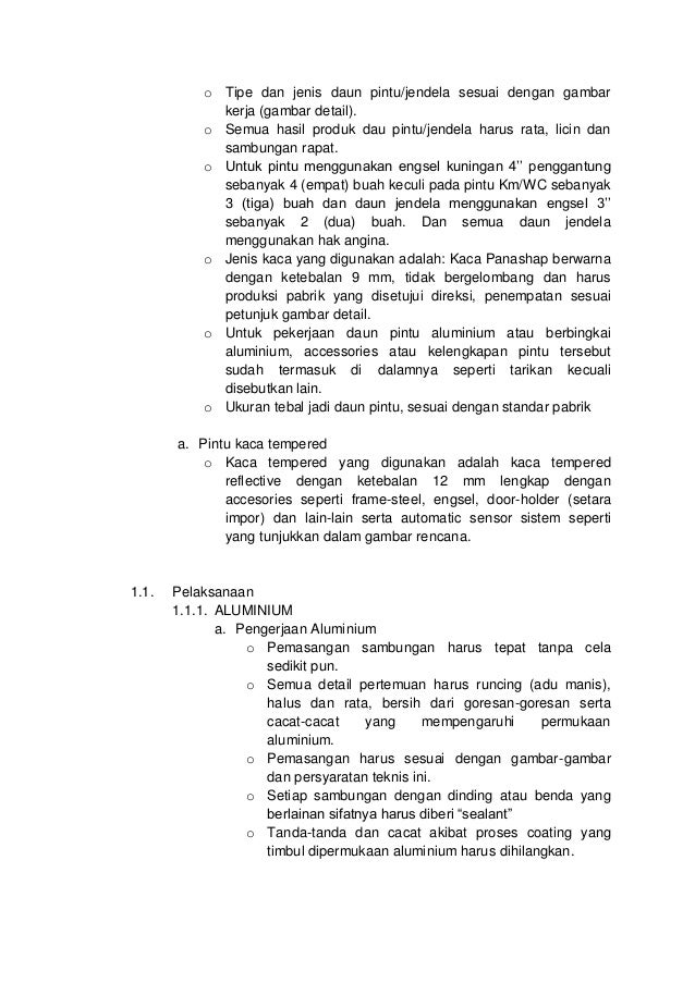 Pengajuan Harga Kusen Aluminium - Guru Paud