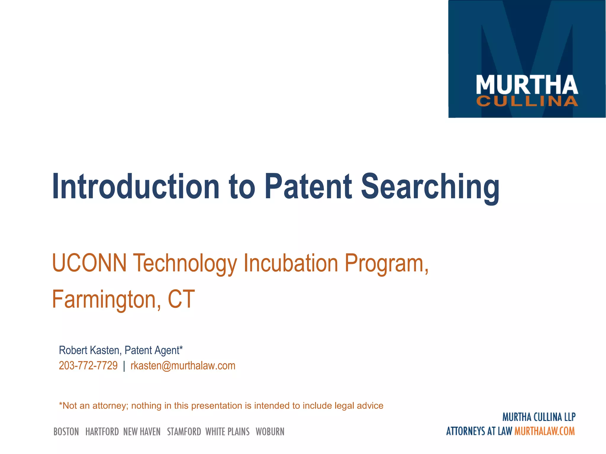 Introduction To Patent Searching Ppt Introduction To Patent Searching Ppt