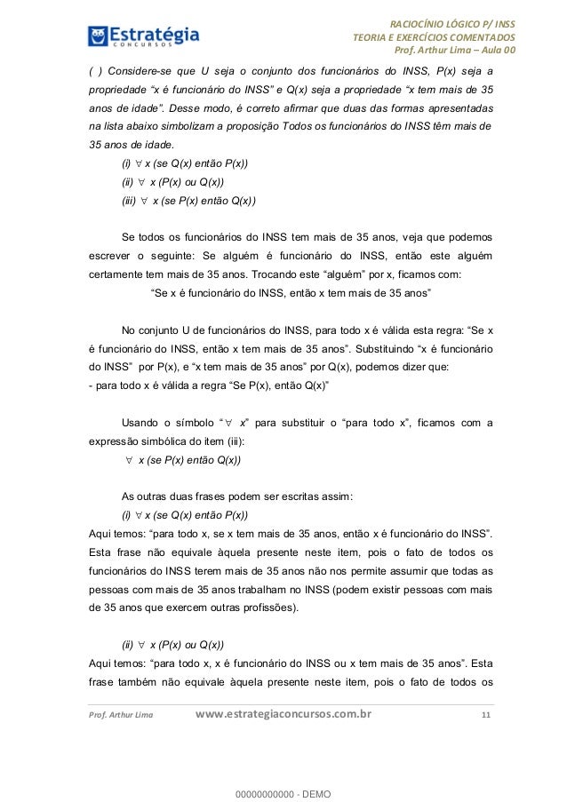 Curso concurso inss