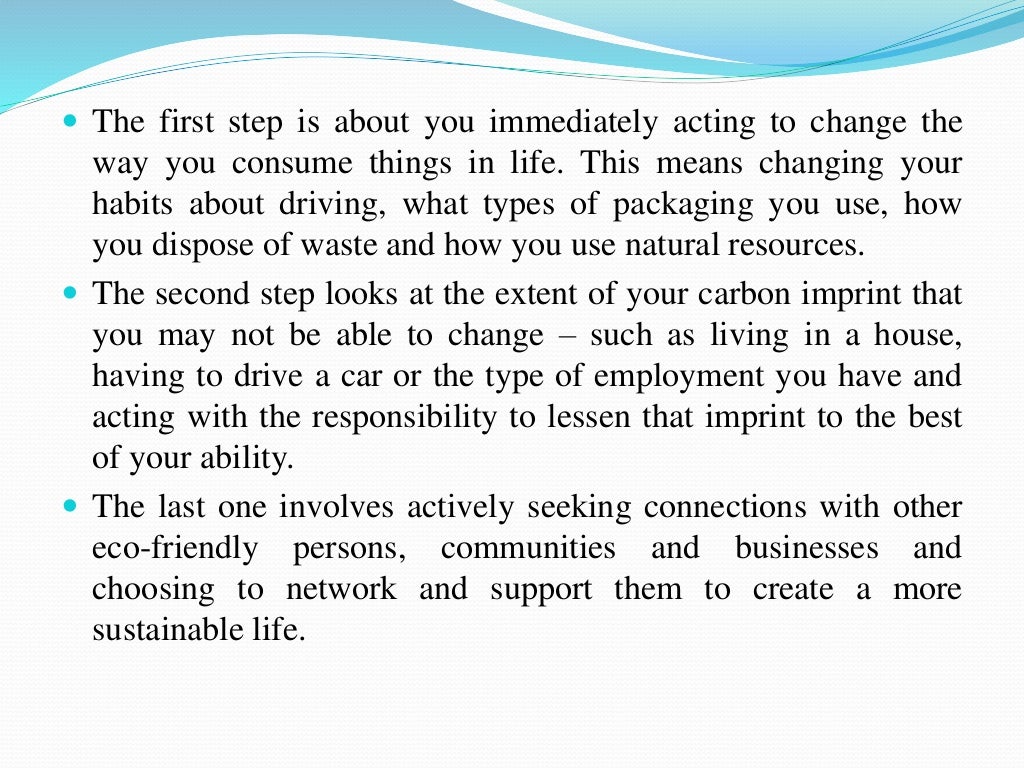 ECO FRIENDLY PPT MBA