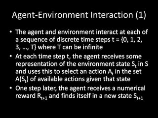 Agent-Environment Interaction (1)
 