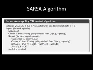 SARSA Algorithm
 