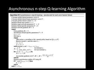 Asynchronous n-step Q-learning Algorithm
 