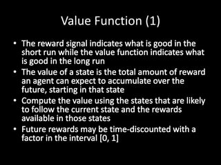 Value Function (1)
 