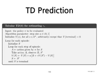 TD Prediction
140 이미지 출처: [1]
 