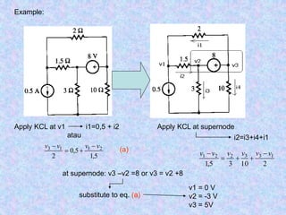 Supernode Kcl Example Analisis Rangkaian…………………………………………...pdf