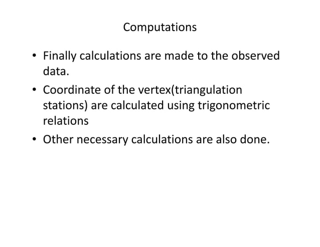 Triangulation and trilateration pdf... | PDF