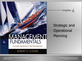 Strategic and Operational Planning 