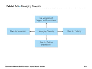 Exhibit 6 –5   ●  Managing Diversity 