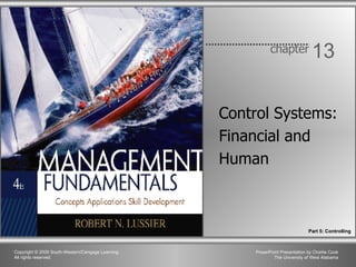 Control Systems: Financial and Human 