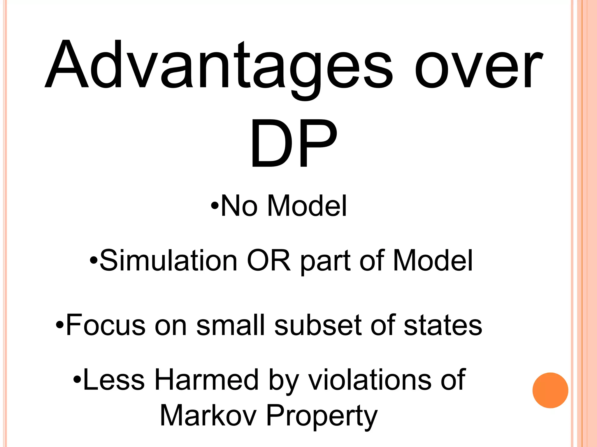 Advantages over DPNo Model