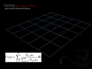 Topology _the      nurbs surface
_Non Uniform Rational B-Splines
 