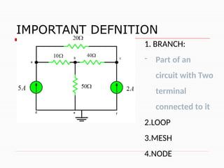RLC & ENERGY SOURCES circuit analysis subject | PPTX