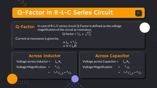 Quality Factor Formual Rlc RLC Series Resonance | PDF