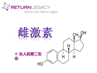  女人的第二生 
命 
 