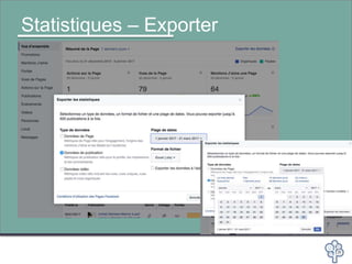Statistiques – Exporter
 