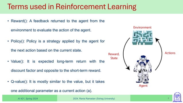 lecture in Reinforcement learning in Ai | PDF