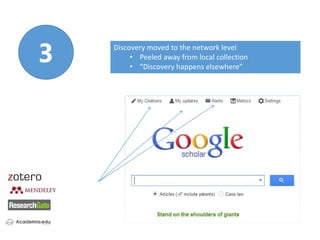 2 An abundance of resources in the network world
 