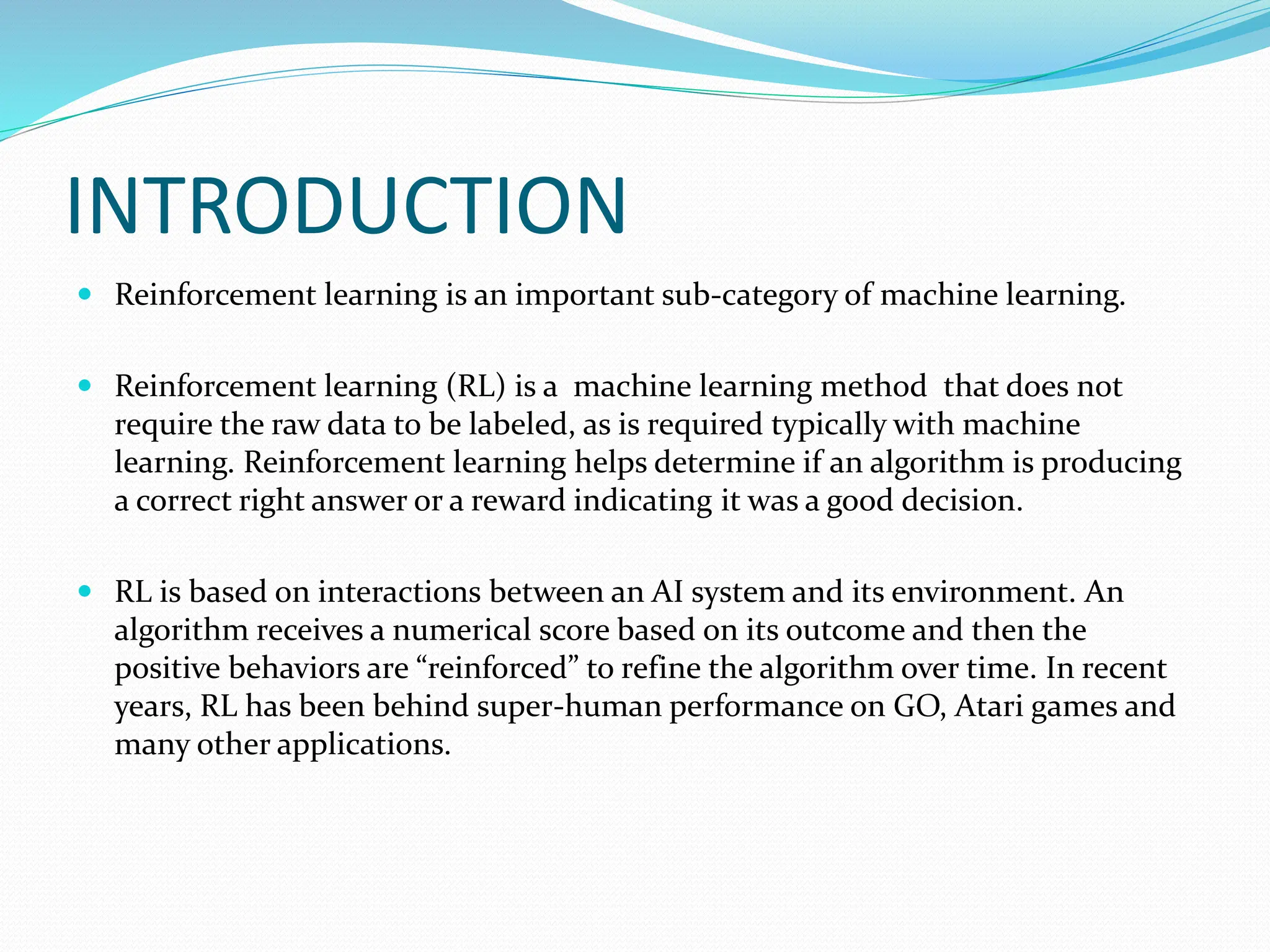 Naive Reinforcement algorithm | PPTX