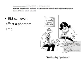 Restless leg syndrome | PPTX