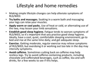 Restless leg syndrome | PPTX