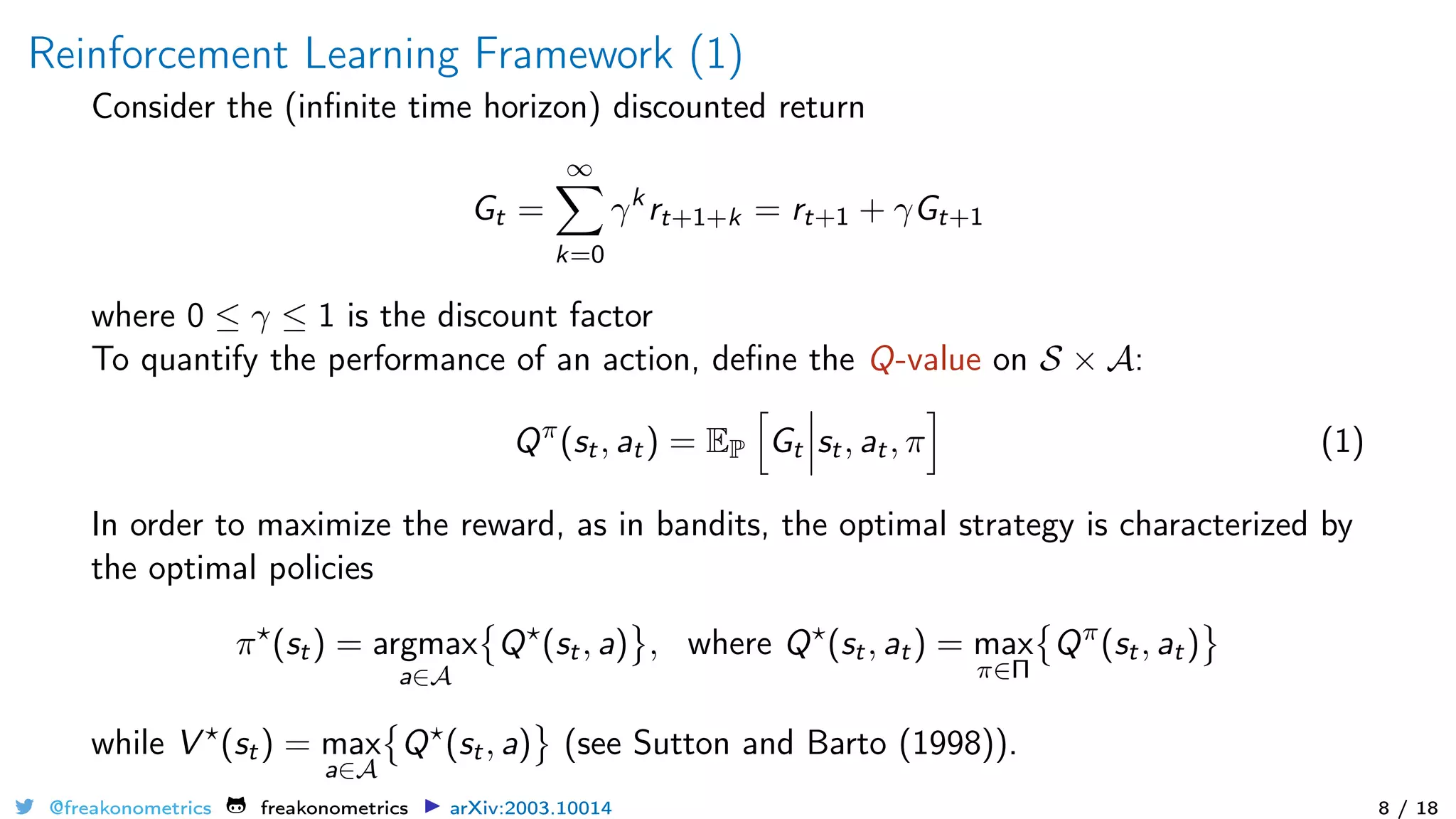 Reinforcement Learning in Economics and Finance | PDF